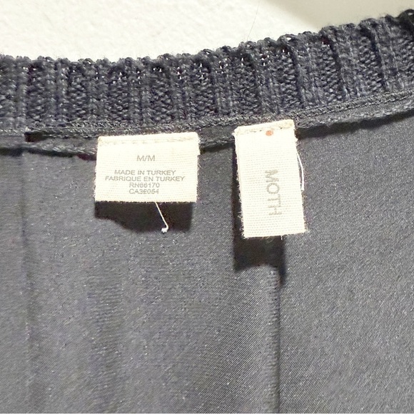 ANTHROPOLOGIE MOTH Women’s Black Beige Ombré Striped Button Up Cardigan Size M - Picture 6 of 8